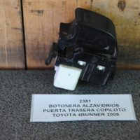BOTONERA ALZAVIDRIOS PUERTA TRASERA COPILOTO TOYOTA 4RUNNER 2005